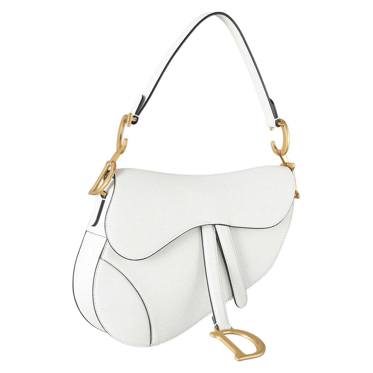 CHRISTIAN DIOR(USED)크리스찬디올 레더 새들백 & 스트랩